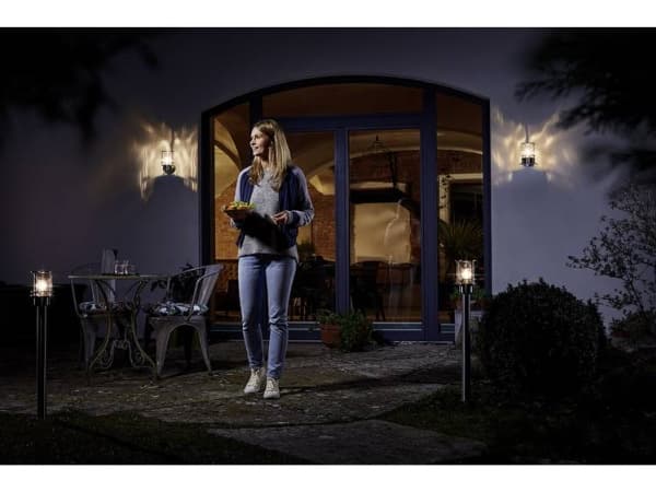LEDVANCE Endura Classic Post, Utendørs sokkel/stang-belysning, Rustfritt stål, Rustfritt stål, IP44, Inngang, Fasade, Gangsti, Terrasse, I