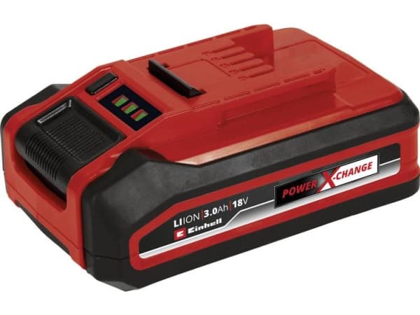 Einhell 4511501, Batteri, Litium-Ion (Li-Ion), 3 Ah, 18 V, Einhell, Svart, Röd