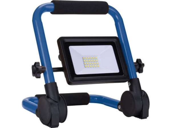 Bærbar LED-lampe AS-SCHWABE Optiline 20W Sort, Blå