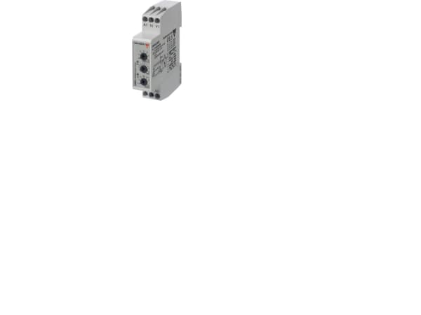 CARLO GAVAZZI Multifunktionstimer, 1CO flytande 5A, 250VAC, spolspänning 12-240V AC/DC, inställningsområde 0,1sek.-100h., DIN