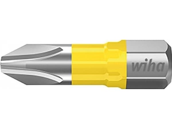 Wiha 41587, 5 styck, Phillips, PH 3, 25 mm, 25,4 / 4 mm (1 / 4"), Hexagonal