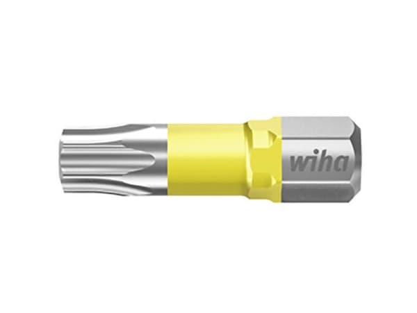 Wiha 41596, 5 stykker, Torx, T30, 25 mm, 25,4 / 4 mm (1 / 4"), Sekskantet