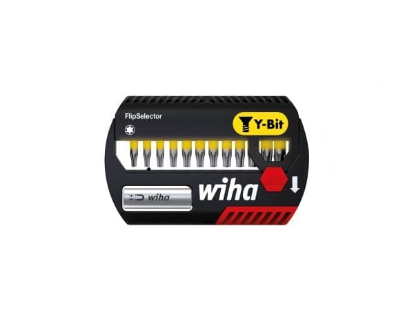 Wiha FlipSelector Y bit set, 13 stykker, Torx, 25 mm, 148 g