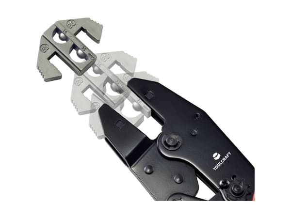 Toolcraft 2161946, Puristuspesän muotti, 1 kpl, 25 mm², TOOLCRAFT PZ-500