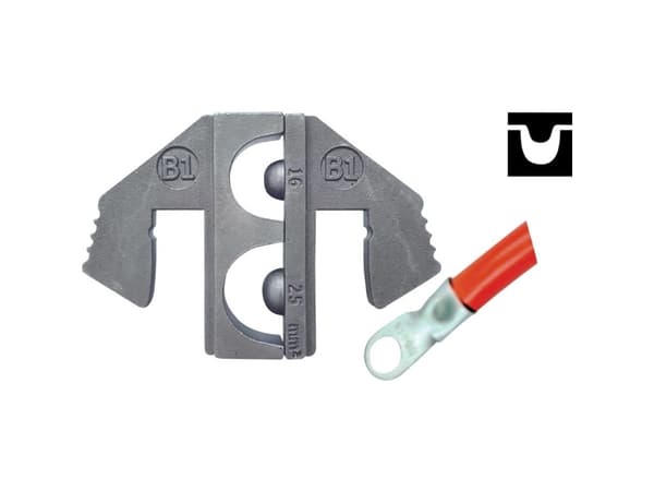 Toolcraft 2161946, Puristuspesän muotti, 1 kpl, 25 mm², TOOLCRAFT PZ-500