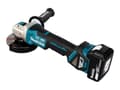 Miniatyrbilde 1 av 5: Makita DGA519RTJ - Vinkelsliper - trådløs - 125 mm - 2 batterier - 18 V
