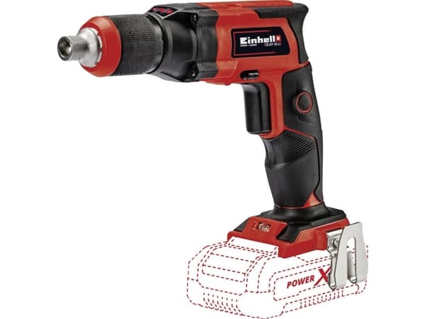 Einhell TE-DY 18 Li-Solo, Elektrisk skrutrekker, Pistolhåndtak, Sort, Rød, 4000 RPM, Batteri, 18 V - SOLO