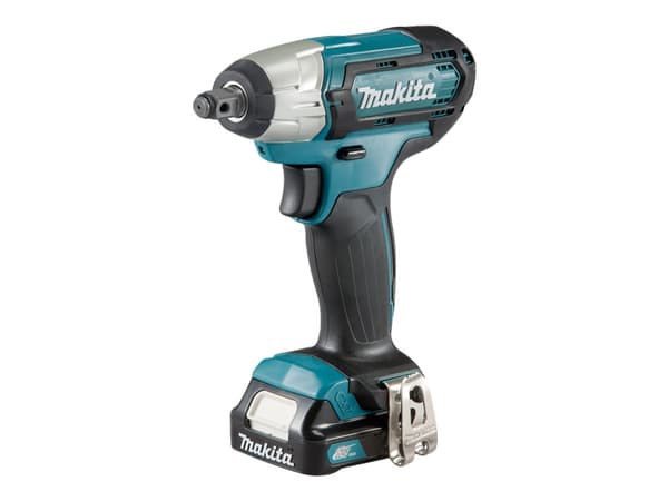 Makita TW141DSMJ - Støtskiftenøkkel - trådløs - 1/2" firkantdrev 12.7 mm - 145 N·m - 2 batterier, inkludert lader - 12 V