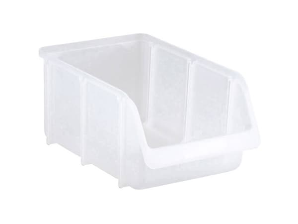 Hünersdorff 674700 Opbevaringskasser (B x H x T) 207 x 155 x 332 mm Transparent 1 stk