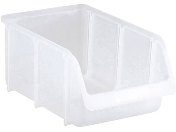 Hünersdorff 674700 Opbevaringskasser (B x H x T) 207 x 155 x 332 mm Transparent 1 stk