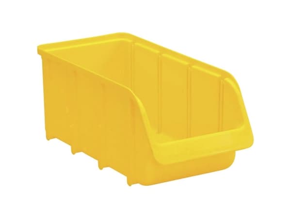 Hünersdorff 683200 Opbevaringskasser (B x H x T) 315 x 145 x 125 mm Gul 1 stk