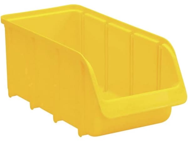 Hünersdorff 683200 Opbevaringskasser (B x H x T) 315 x 145 x 125 mm Gul 1 stk