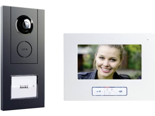 m-e modern-electronics VISTUS VD ALU-6710 A Video-dørsamtaleanlæg Bredbånd Antracit