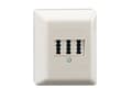 Pikkukuva 2 / 5: Rutenbeck 10310110, TAE, -5 - 50 °C, Valkoinen, IP20, 125 V, 65 mm