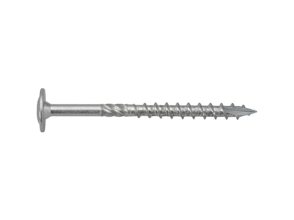 SWG 191 108 080 19 Träskruv 8 mm 80 mm Invändig flertandad skruv Galvaniserat stål 80 st