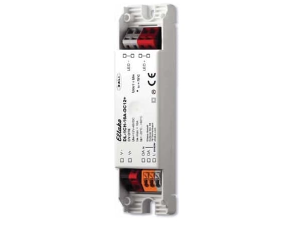 Eltako DL-1CH-16A-DC12+, Himmennin, Ulkoinen, Langaton, Valkoinen, LED, IP20