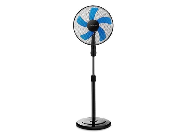 Zelmer ZSF1410, Husholdningsvifte, Sort, Blå, Gulv, 40 cm, Knapper, AC