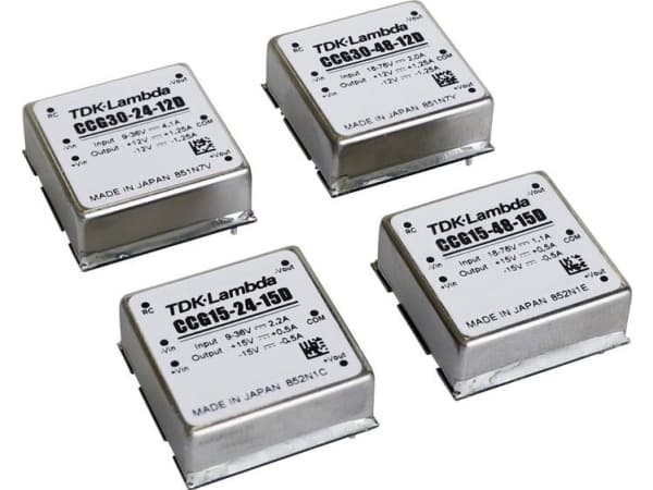 TDK-Lambda CCG-15-24-15D DC/DC-omvandlare, PCB 30 V 0,50 A 15 W Antal utgångar: 1 x