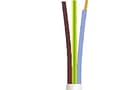 Miniatyrbild 2 av 2: NKT Kabel rund, PVC3G1,5 mm² PKAJ vit 300/500Vring, kabeldiameter 9,4 mm - (50 meter)