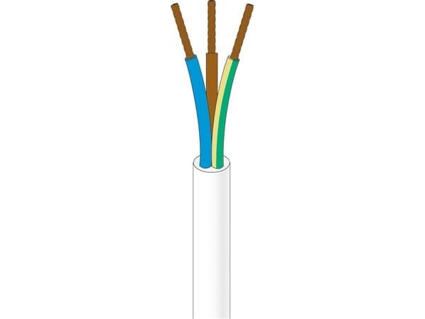 Muovikaapeli PKAJ 4G1,5 valkoinen Rg50 - (50 metriä)