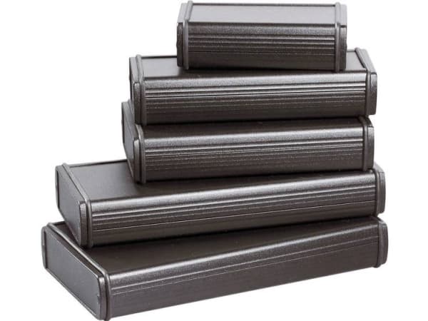 Bopla Alubos ABPH 1040-200 Profiilikaappi 200 x 108 x 42 Alumiini Musta 1 kpl