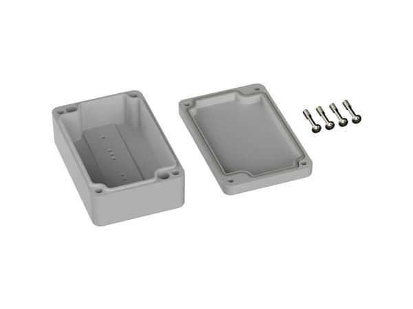 TRU COMPONENTS TC-9065440 Universalkabinet 98 x 64 x 36,4 Polykarbonaatti Gråhvid (RAL 7035) 1 stk