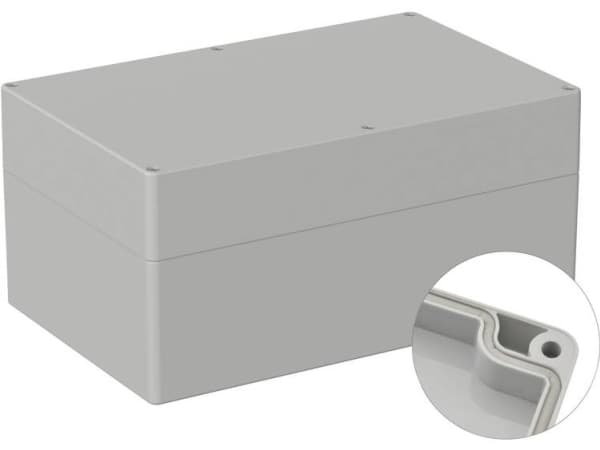 TRU COMPONENTS TC-9065552 Ulkokotelo 250 x 160 x 119 Polykarbonaatti Harmaanvalkoinen (RAL 7035) 1 kpl