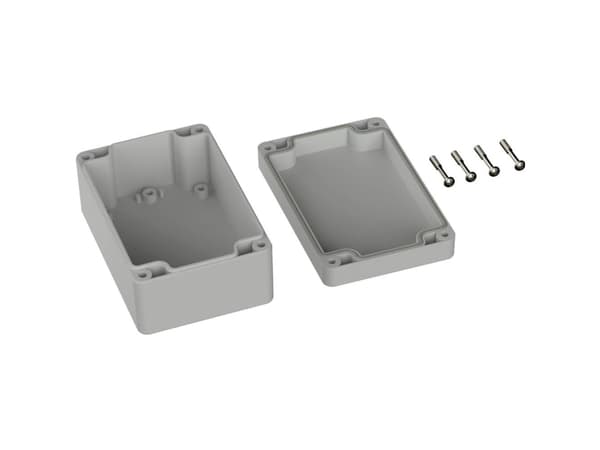 TRU COMPONENTS TC-9065608 Universalkabinetti 120 x 80 x 55 ABS Gråhvid (RAL 7035) 1 stk