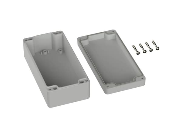 TRU COMPONENTS TC-9065632 Universalkabinetti 160 x 80 x 55 ABS Gråhvid (RAL 7035) 1 stk