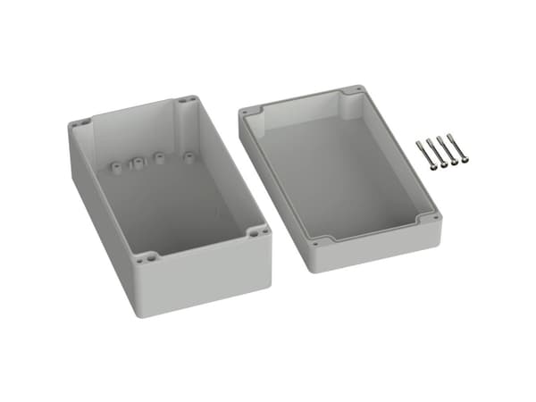 TRU COMPONENTS TC-9065672 Universalkabinetti 200 x 120 x 90 ABS Gråhvid (RAL 7035) 1 stk