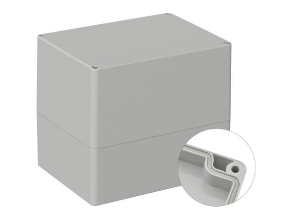 TRU COMPONENTS TC-9065712 Universalkabinetti 160 x 120 x 140 ABS Gråhvid (RAL 7035) 1 stk