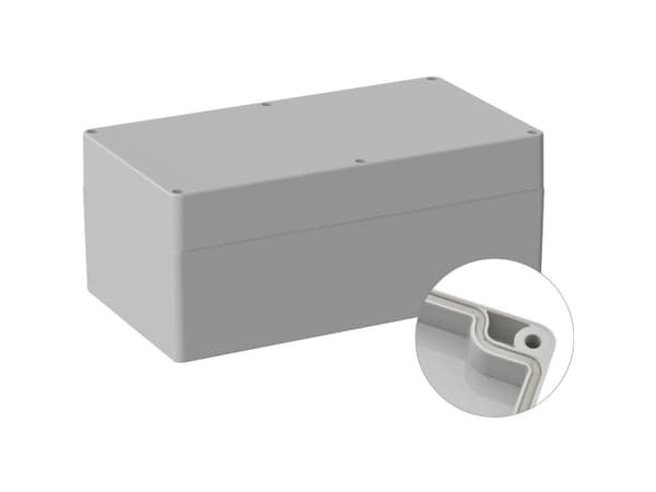 TRU COMPONENTS TC-9065732 Universalkabinetti 360 x 200 x 149,5 ABS Gråhvid (RAL 7035) 1 stk