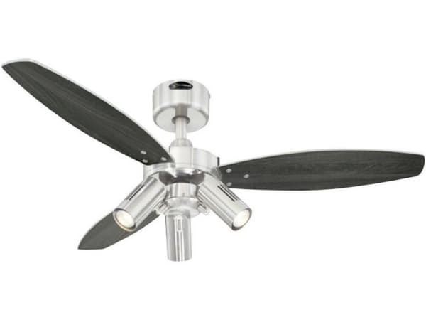 Westinghouse Jet Plus Loftsventilator 40 W (Ø x H) 105 cm x 370 mm Nikkel (børstet)