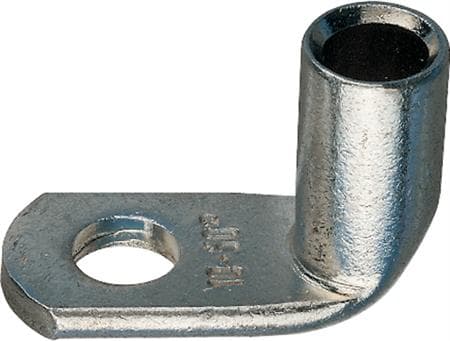 KLAUKE Vinklad kabelsko 90° CU 16mm² skruvhål Ø10,0mm för klass 2-ledare
