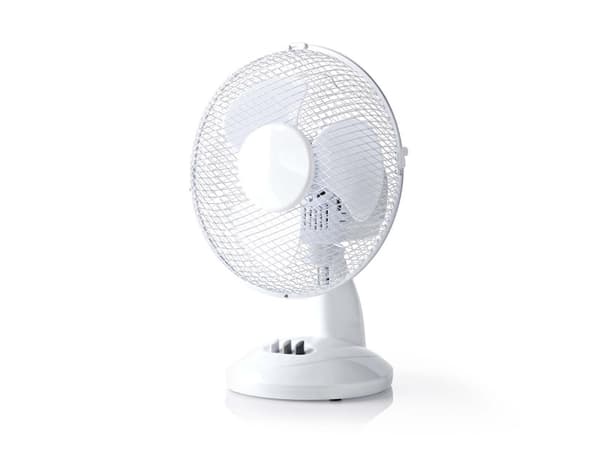 Nedis - Kjølevifte - bordtopp - 23 cm - CEE 7/16 - hvit