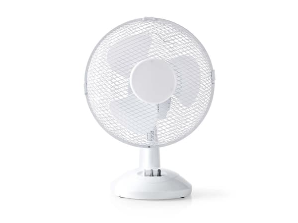Nedis - Kjølevifte - bordtopp - 23 cm - CEE 7/16 - hvit