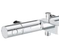 Miniatyrbild 2 av 4: GROHE Grohtherm 800 Cosmopolitan, Krom, Vägg, Vridbara ventiler, Dubbel, 1/2, 43 °C