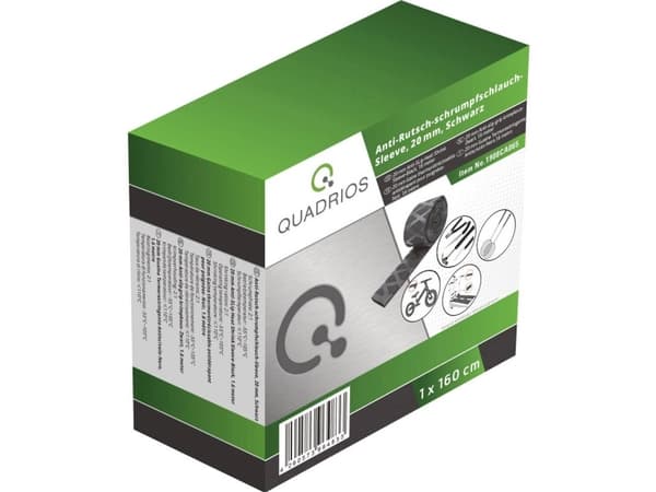 Heat Shrink Tubing Glueless Quadrios 1908ca065 Black 20 Mm Rate Of