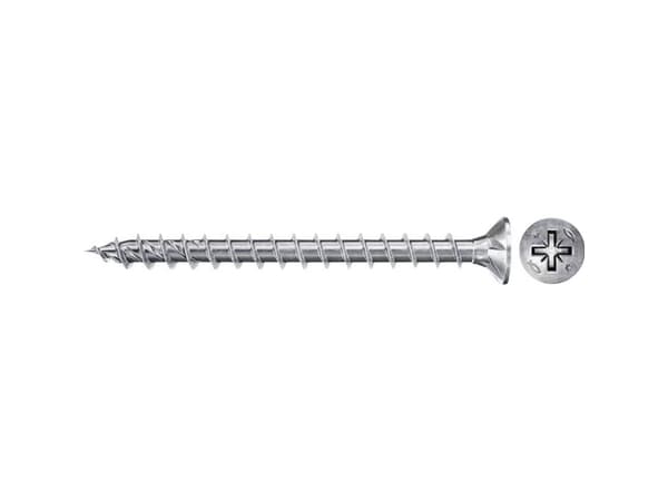 Fischer Power-Fast II CZF 670181 Spånskivskruvar 4 mm 12 mm tvärgående Pozidriv stål Galvaniserad 300 st