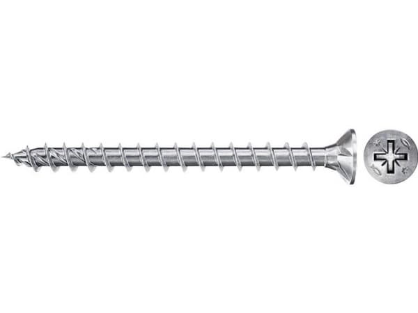 Fischer Power-Fast II CZF 670181 Spånskivskruvar 4 mm 12 mm tvärgående Pozidriv stål Galvaniserad 300 st