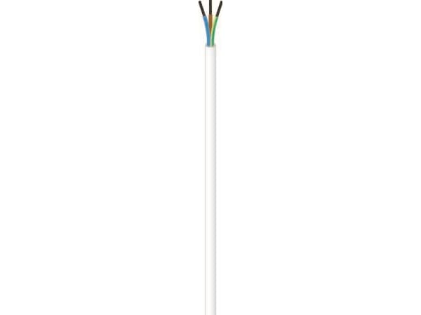 Plastkappeledning PKLJ, H03VV-F 3G0,75 Sort Sp100 - (100 meter)