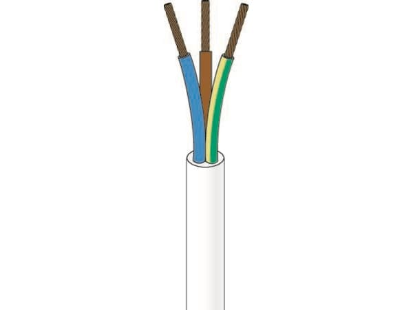 Plastkappeledning PKAJ 3G1,5 sort Rg50 - (50 meter)