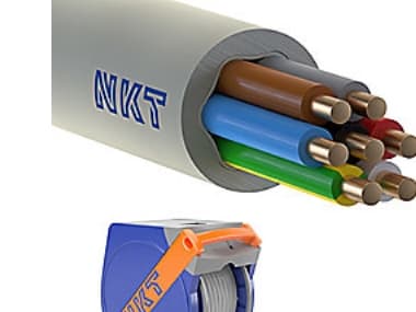 Installationskabel 7G1,5 NOIKLX90 ljusgrå Qaddy 400m - (400 meter)