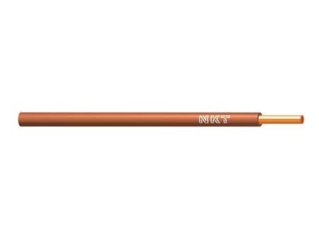 Installationsledning NOVL 1X1,5 brun Kas100 - (100 meter)