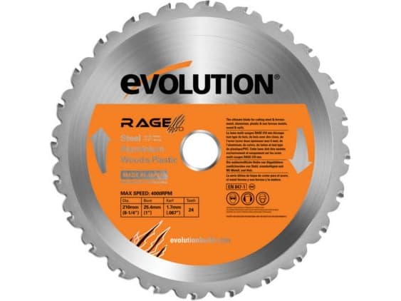 Evolution TCT multi-tasking sag RAGE 210mm 24z (EVO-210-MULTI)