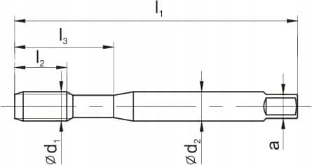 TUULETINHANA UNC 5/16-18 DIN-371C R45 (2BX) HSSE-PM HL MASTERTAP HL MASTERTAP