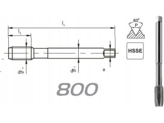 Fanar TINER M24x1,5 DIN-374B (6H) HSSE 800