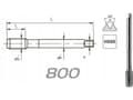 Miniatyrbilde 1 av 5: Fanar THREAD G 1" DIN-5156B HSSE 800 - D2-111101-3139