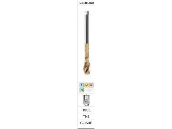 TUULETINHANA M18 DIN-376C R40 (6H) HSSE TIN 800X