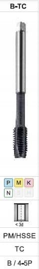 Miniatyrbilde 4 av 4: Fanar GJENGE M16x1,5 DIN-374B (6H) HSSE-PM TICN FAN